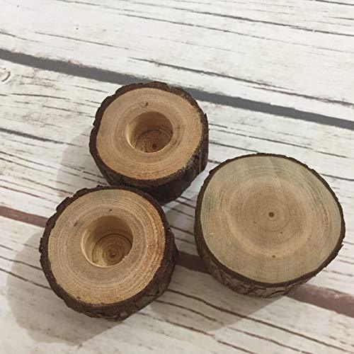 Wooden Wedding Candle Holders